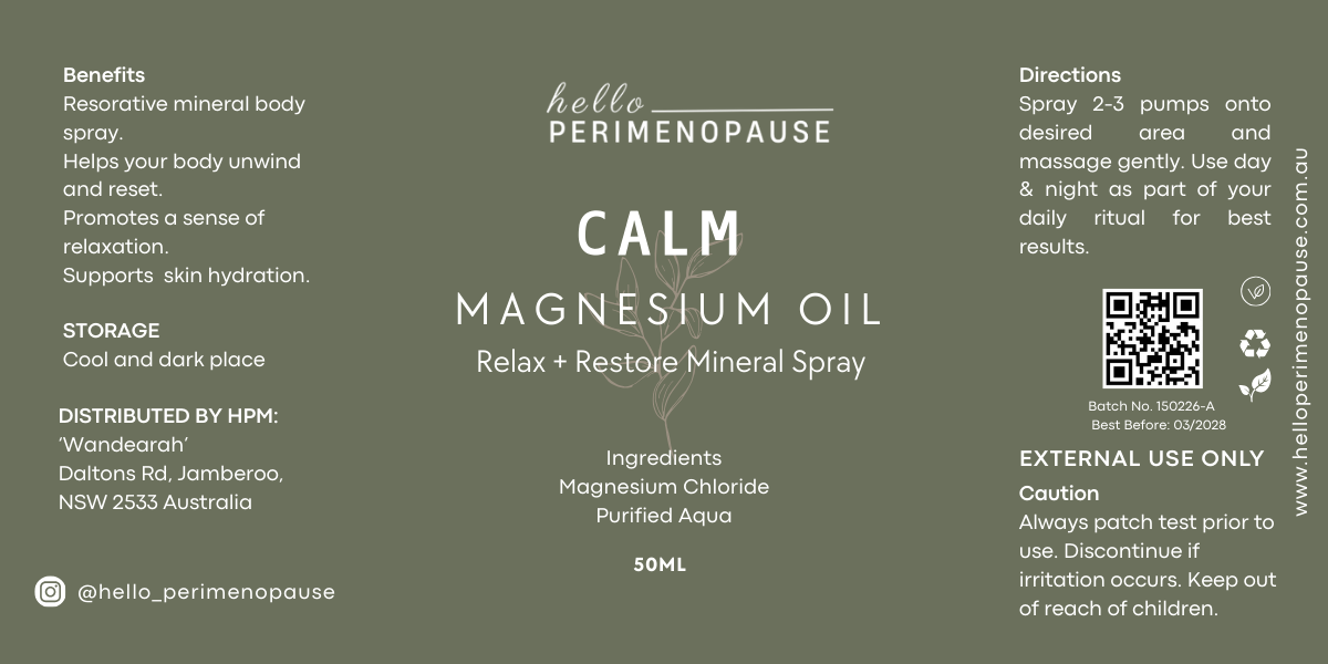 Magnesium Mineral Spray - CALM - Image 2